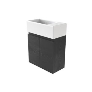 Vanities Wall Hung Handleless Black