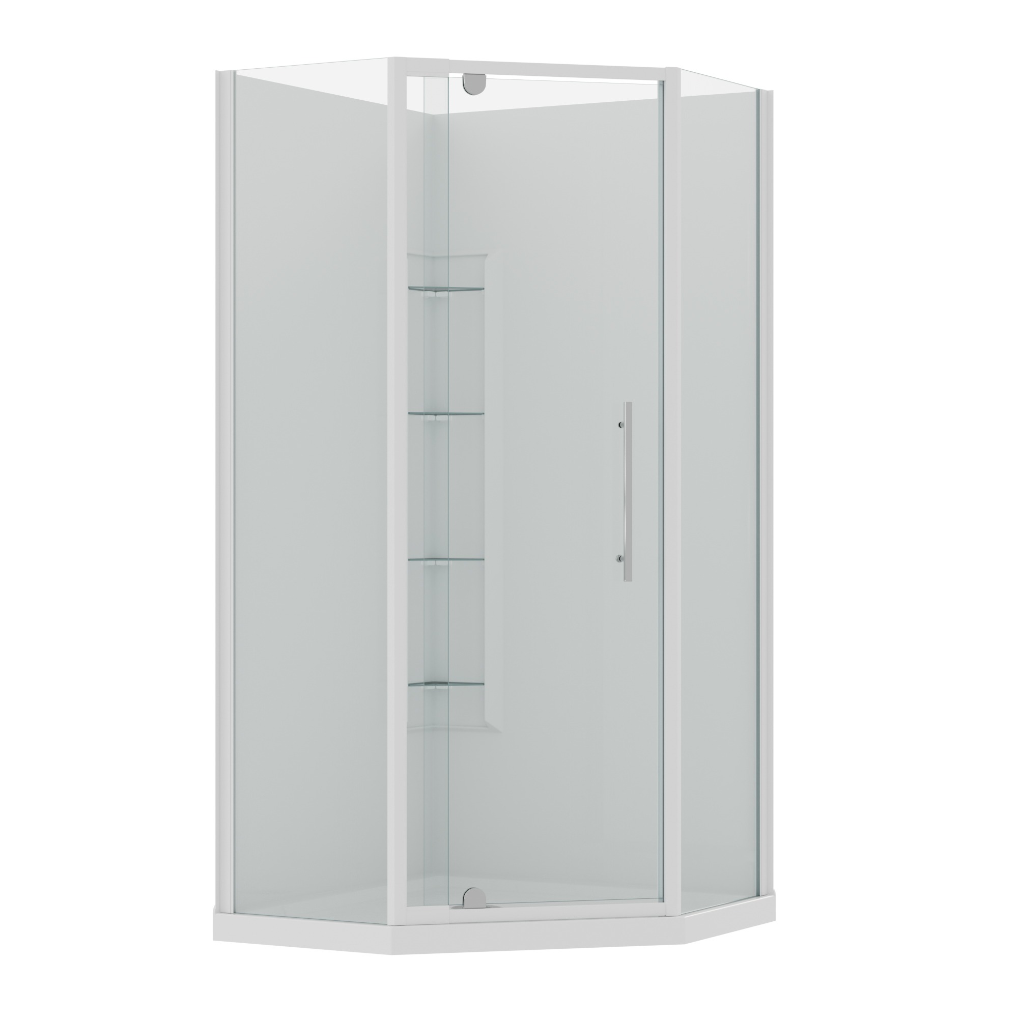 Full Shower Acrylic Neo White - Image 3